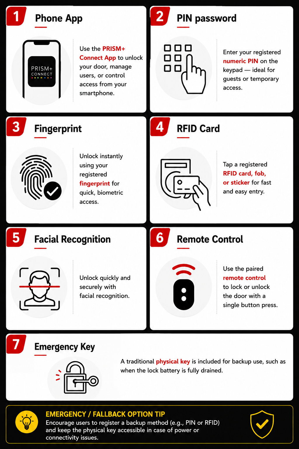 Ways to unlock locks
