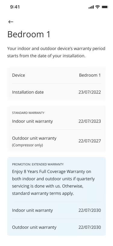 Aircon Warranty 3