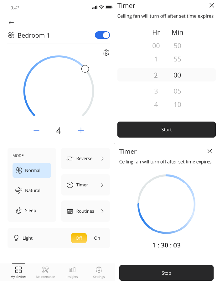 CF app controls 2
